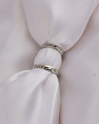 Silver Love Your Couple Ring