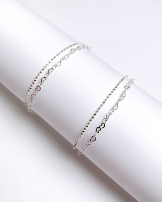 Silver Angel Anklet