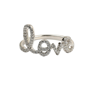 Silver Love Ring