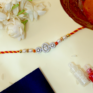 Silver Divine Rakhi