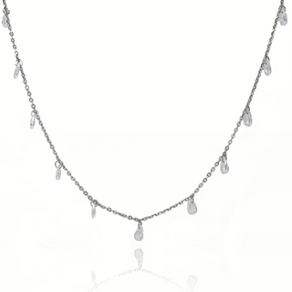 Silver White Fancy Necklace