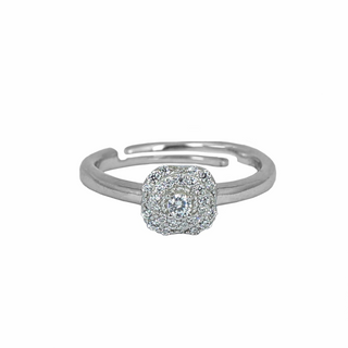 Silver Snowflake Ring