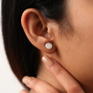 Silver Stud Earrings
