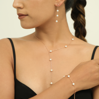 Rose Gold Pearl Shine Set