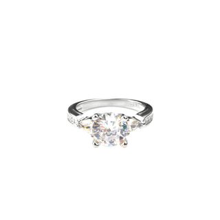 Silver Zircon Classic Ring