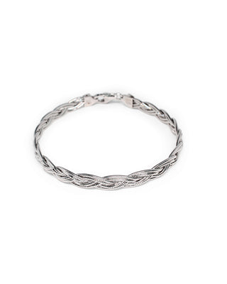 Silver Made for Each Other Kada