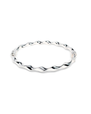 Silver Twisted Kada