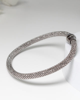 Silver Solid Chain Kada