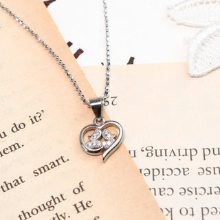 Silver Curl Heart Pendant