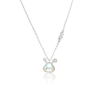 Silver Cute Bunny Pendant