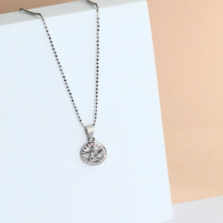 Silver Stary Wind Pendant