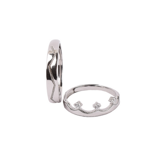 Silver Royalty Couple Ring