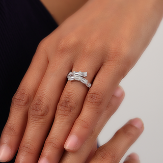 Silver Embrace Ring