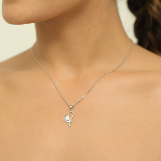 Silver Whole Heart Pendant