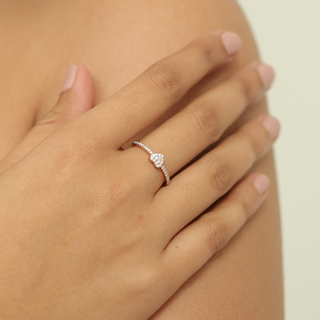 Rose Gold Passionate Love Ring