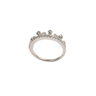 Silver Crown Ring