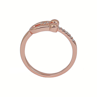 Silver Sparkling Dainty Ring