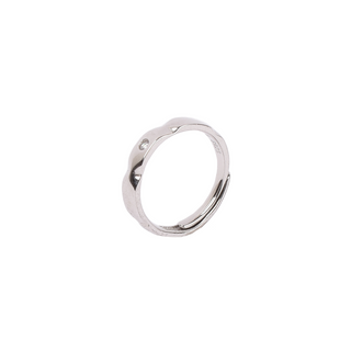 Silver Love Couple Ring