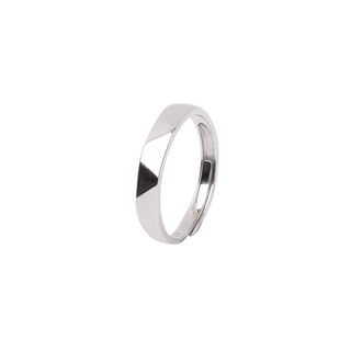 Silver Sober Couple Ring