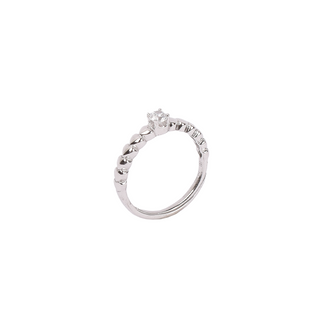 Silver Love Of Life Couple Ring