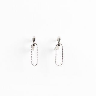 Silver Dangling Infinity Earrings