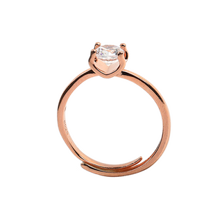 Rose Gold Zircon Ring