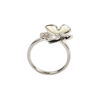 Silver Butterfly Ring