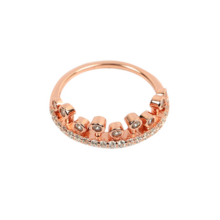 Rose Gold Crown Ring