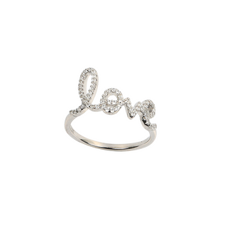 Silver Love Ring