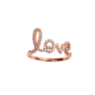 Rose Gold Love Ring