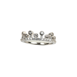 Silver Crown Ring