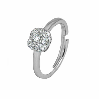 Silver Snowflake Ring