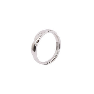 Silver Classic Couple Ring