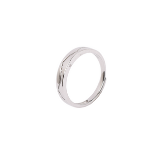 Silver Royalty Couple Ring