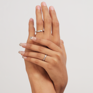 Silver Love Of Life Couple Ring
