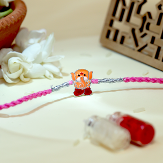 Silver Kids Ganesha Rakhi