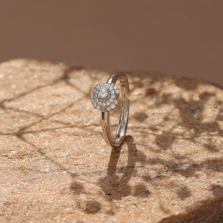 Silver Snowflake Ring