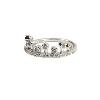 Silver Crown Ring