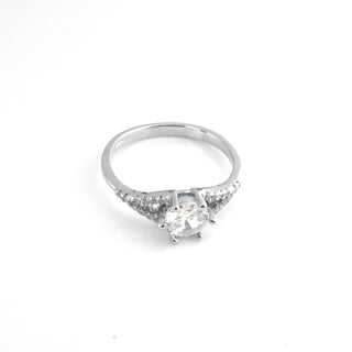 Silver Zircon Alltime Ring