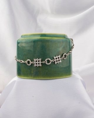 Silver Zircon Timeless Bracelet