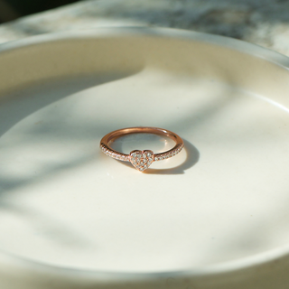 Rose Gold Passionate Love Ring