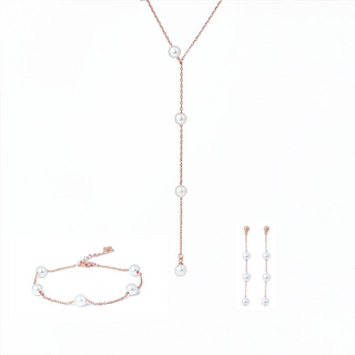 Rose Gold Pearl Shine Set