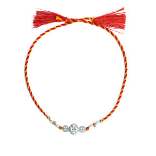 Silver Divine Rakhi