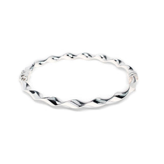 Silver Twisted Kada