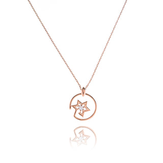Rose Gold Night Of Star Pendant