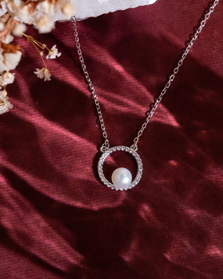Silver Pearl For You Pendant