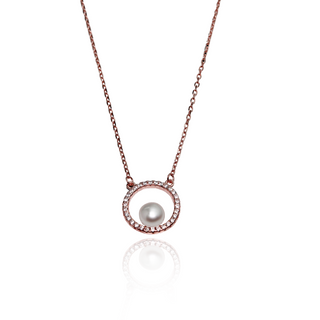 Rose Gold Pearl For You Pendant