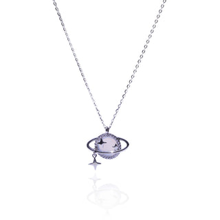 Silver Zircon Constelation Pendant