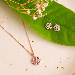 Rose Gold Flower Hour Set