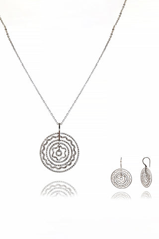 Silver Falling For You Set